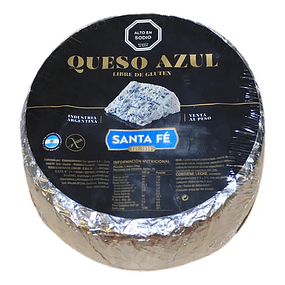 Queso Azul Roquefort Horma 2,1 Kg aprox Santa Fé Argentino.