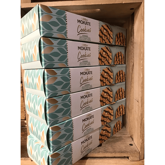 Galletas con Tiras de Cacahuete y Chocolate Cacahuetes 24 % Chocolate Negro 13 %