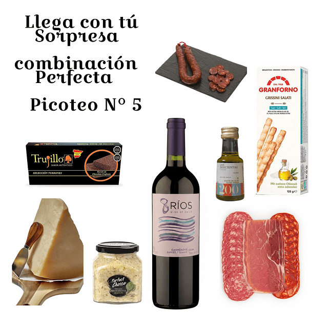 Picoteo al Instante N° 5 con los Mejores Productos Gourmet.