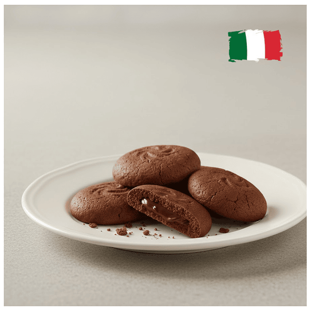 Galletas Rellenas con Cacao de  Avellanas  200g  Gandola Importado de Italia