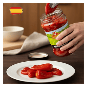 Pimientos del Piquillo ﻿Frasco en Vidrio 290g La Conservera.