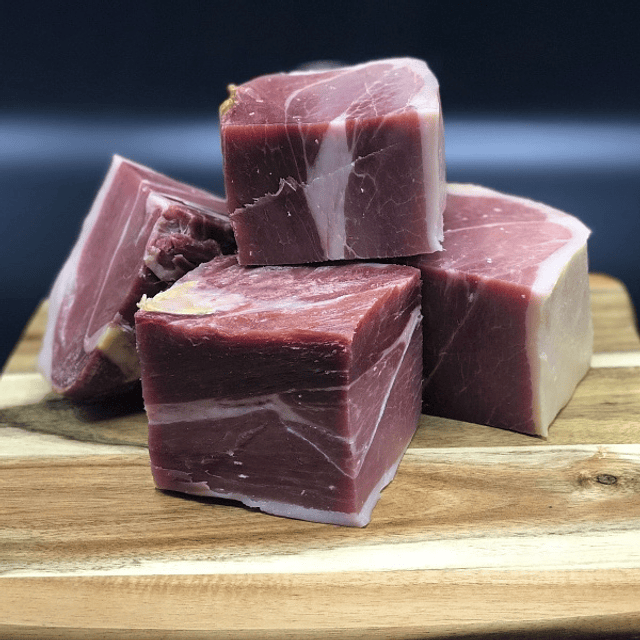 Recortes de Jamón Ibérico de Cebo Et. Negra, 500g Corte con Cuchillo Para Snack