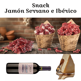 Recortes de Jamón Ibérico de Cebo Et. Negra, 500g más Agregados