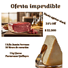 Jamon Serrano 16 meses Bloque 1 Kg Queso Parmesano Quillayes 1 Kg Oferta imperdible