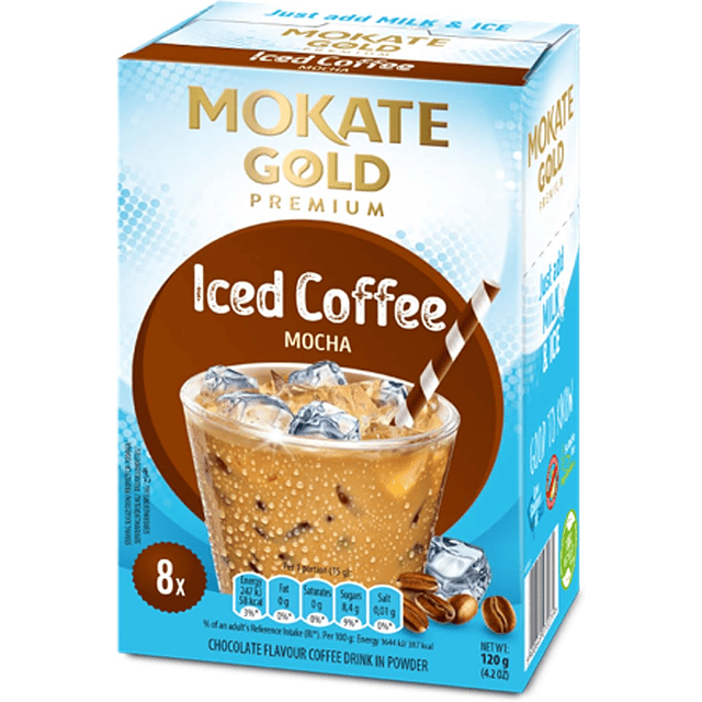 Mokate Mocha Iced Coffee 8 Pack 120g