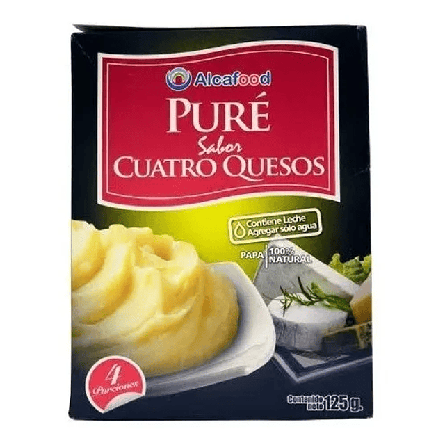 Puré Cuatro Quesos en Estuche de 125g