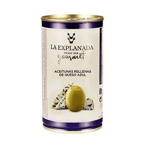 Aceitunas Rellenas de Queso Azul de La Explanada 350g