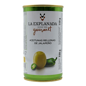 Aceitunas Rellenas de Jalapeño La Explanada - 350 g