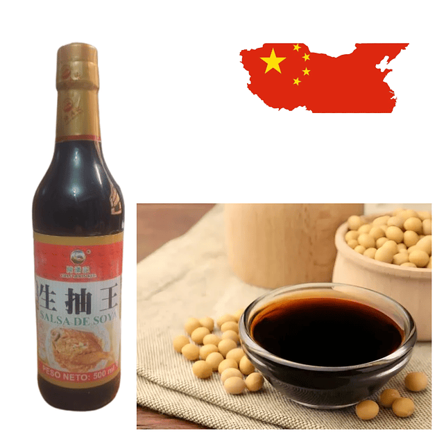 Salsa de soja ligera superior Chan Moon Kee 500ml