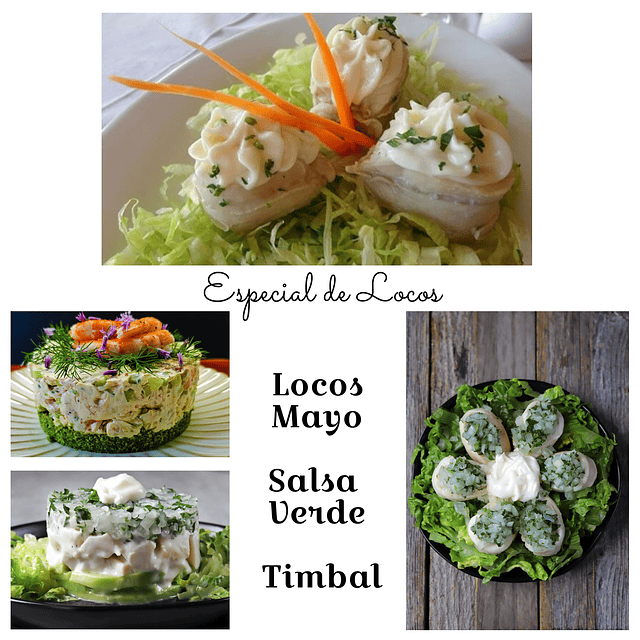 Locos en Conservas Frasco de Vidrio Calibre 6-8 Grandes y Calibre 10-12 Medianos