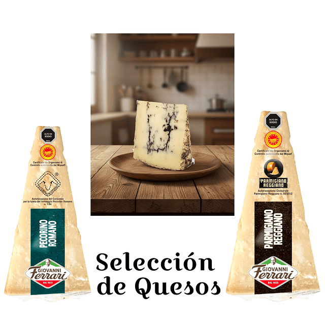 Selección de Quesos Importados 580g