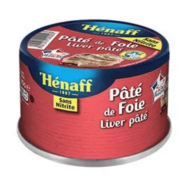 Pack Pâté Hénaff Campagne y 2 Paté Foie Henaff 78g Mousse Importado de Francia.