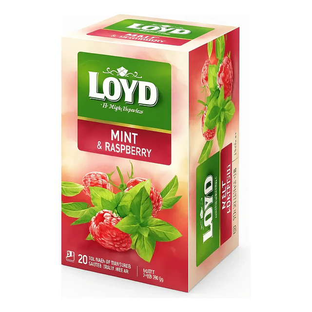 Té Menta Frambuesa de Loyd 20 Bolsitas importado de Polonia