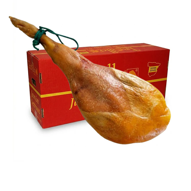 Paleta jamón serrano Pierna delantera etiqueta roja 4,2 a 4,8 Kg sin atril y cuchillo