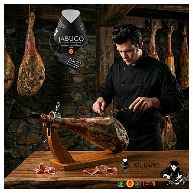 Pierna de Jamón Ibérico Puro de Bellota Pierna trasera D.O. Jabugo Et. Negra 8 kilos aprox