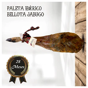 Paleta Ibérico de Bellota Pierna Delantera Jabugo Et. Negra 18-36 Meses