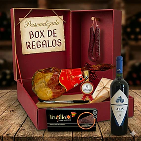 Box Paleta Serrano Roja Sorprende con este Regalo