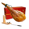Paleta jamón serrano Pierna delantera etiqueta roja  4,2 a 4,8 Kg con atril y cuchillo