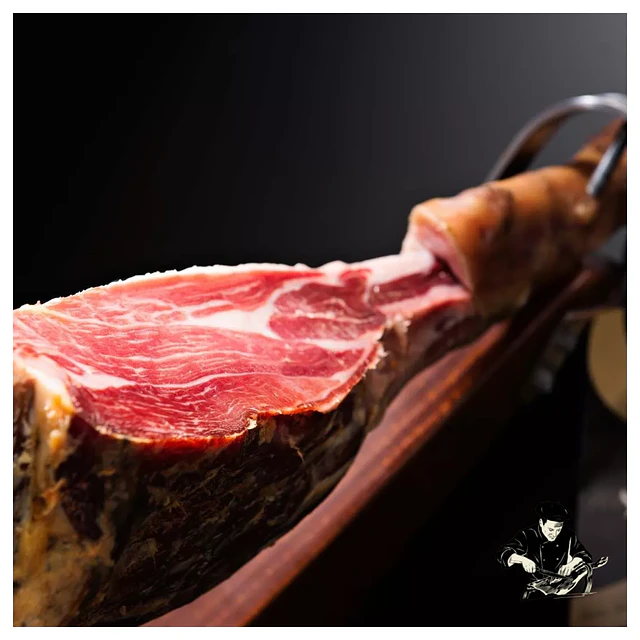 Paleta ibérico de Cebo 50% Ibérico Pierna Delantera Etiqueta Negra 5kg aprox