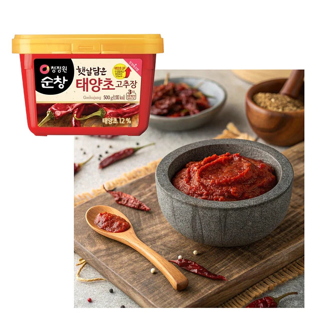 Pasta de Ají Gochujang Fermentado con un Dulzor Sabor Umami 500g