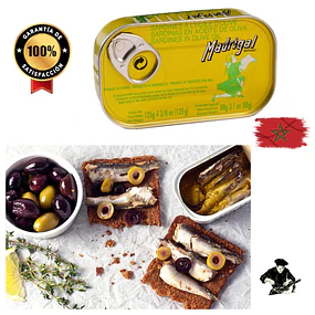 Sardina Madrigal En Aceite De Oliva - 125gr Importadas de Marruecos.