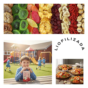 Snack Fruta Liofilizada, Come Fruta en Menos Cantidad con Mayor Aporte Nutricional