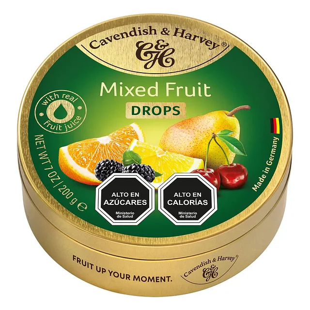 Cavendish & Harvey Caramelos Premium Cavendish & Harvey Sabores Frutales Importado de Alemania 220g