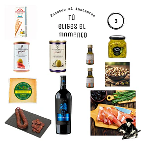 Picoteo al Instante 3 con los Mejores Productos Gourmet.