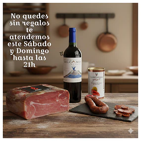 Jamón Serrano 1 kilo & Pimientos del Piquillo - Date el Gusto