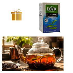 Té Negro de Bergamota Loyd 20 Bolsitas
