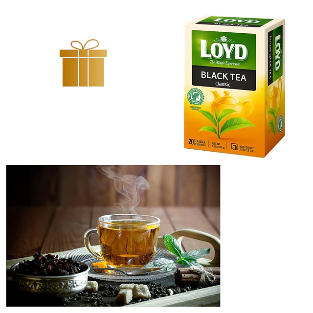 Té Negro Clásico Loyd 20 Bolsitas