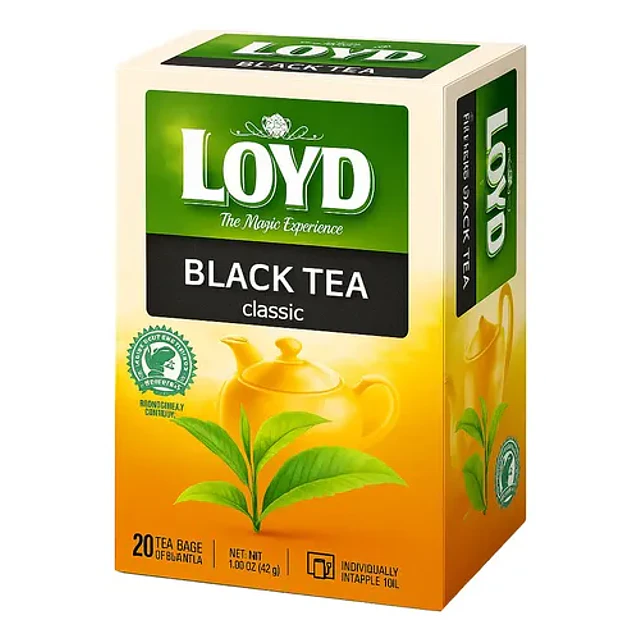 Té Negro Clásico Loyd 20 Bolsitas