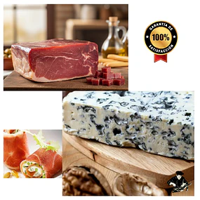 Jamon Serrano 16 meses Bloque 1 Kg Horma Queso Azul Dor Fe 2,5 Kg Oferta imperdible