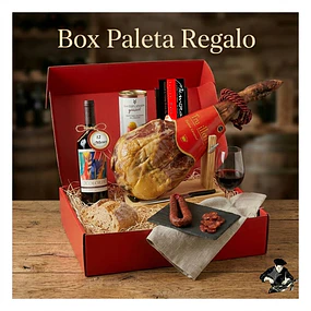 Box Paleta Serrano Roja Sorprende con este Regalo & Número 2