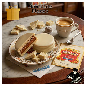 Alfajor Premium Urbano Chocolate blanco 40 g Unidad