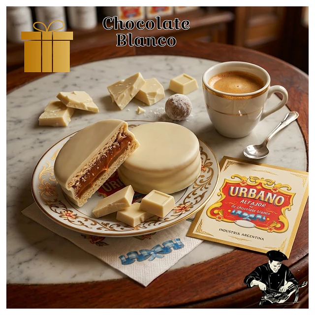 Alfajor Premium Urbano Chocolate blanco 40 g Unidad