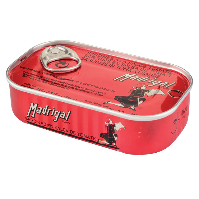 Sardinas Madrigal en Salsa de Tomate 125g