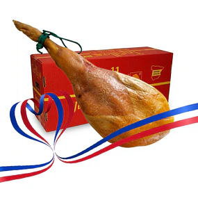 Paleta jamón serrano Pierna delantera etiqueta roja 4,2 a 4,8 Kg sin atril y cuchillo