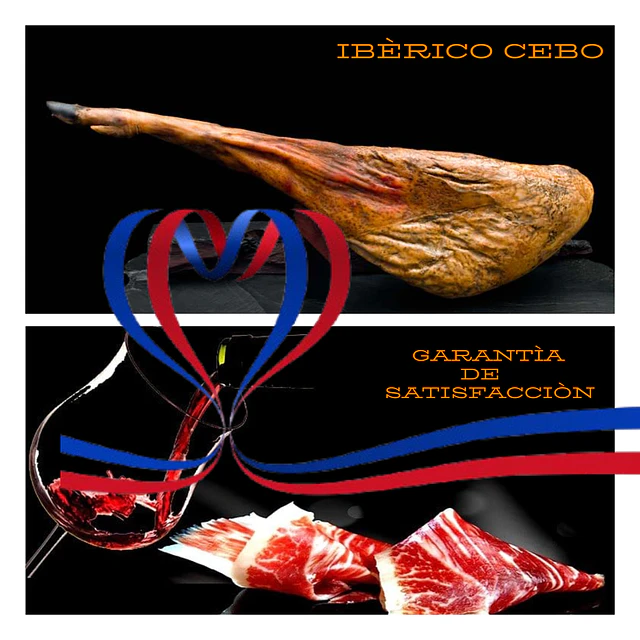 Pata de Jamón Ibérico de Cebo Pierna trasera Et. Negra 8,0 kg. aprox