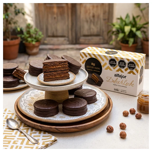 Alfajor Entre Rios Dulce de Leche Triple Capa 60g