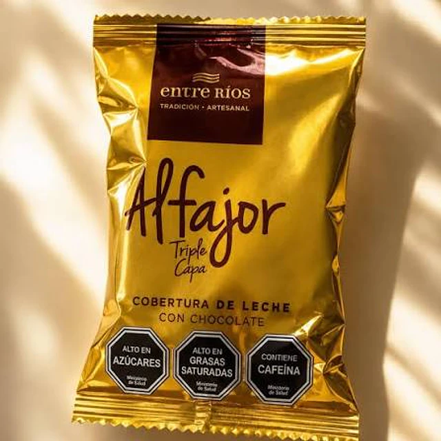 Alfajor Entre Rios Dulce de Leche Triple Capa 60g