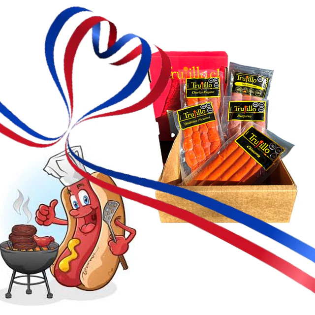 Pack Parrillero Trujillo: Chorizo Riojano, Trio Parrillero, Chistorra, Butifarra y Diablitos Picantes