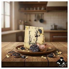 Queso Oveja con Ajo Negro - Cuña 150 g.