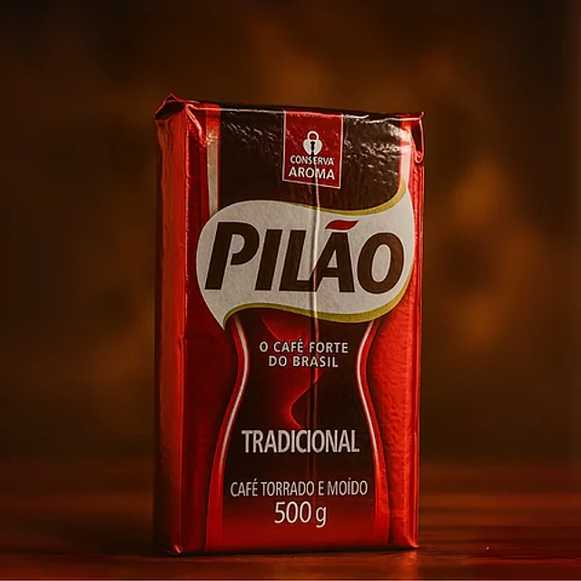 Café Pilão Torrado e Moido 500g ( Grano molido )