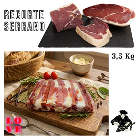 Display de cortes gruesos a cuchillo, trozos de 300g c/u total kg 3,5 Pieza con el Peso Justo