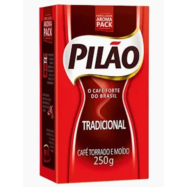 Café Pilão Torrado e Moido 250g ( Grano molido )