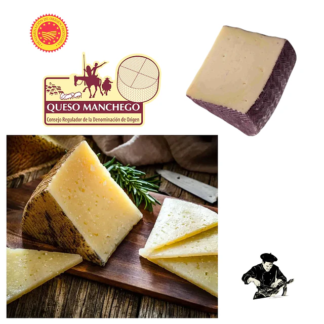 QUESO OVEJA D.O.P. MANCHEGO DE LA POLVOROSA DE INBOCCA 150g