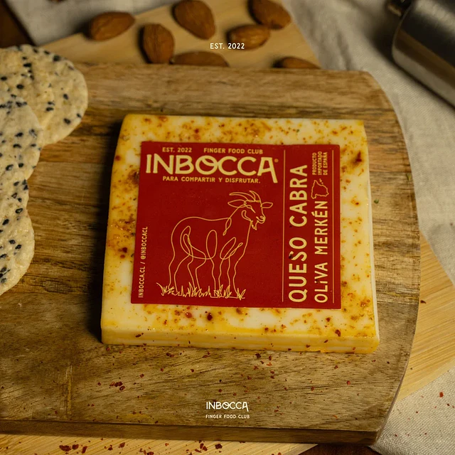 Queso Cabra  Oliva Merkén 150 gr