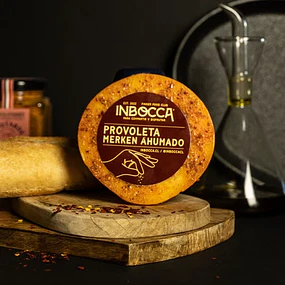 Provoleta con Merkén Ahumado ofrece un sabor ahumado y especiado 110g Inbocca