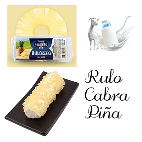 Queso Cabra  Rulo Piña un Toque Exótico y Refrescante 140g